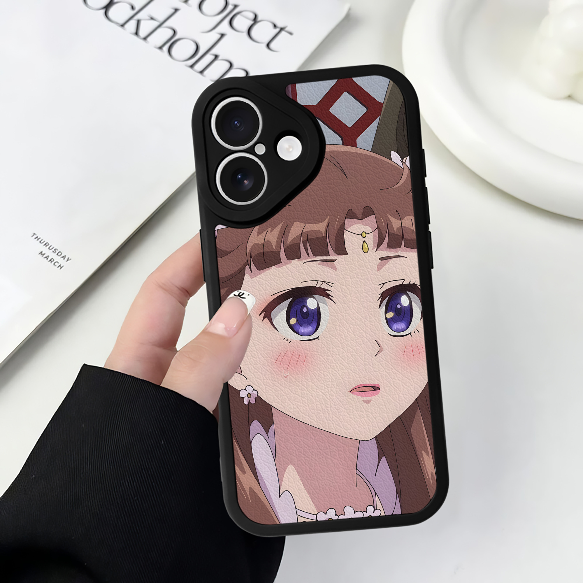 薬屋のひとりごと The Apothecary Diaries 【iPhone 16シリーズ対応】シリコンスマホケース（レザー調） 材質：シリコン